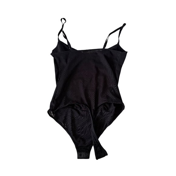 FREE PEOPLE Black Mesh Corseted Bodysuit Size XS - Picture 4 of 9